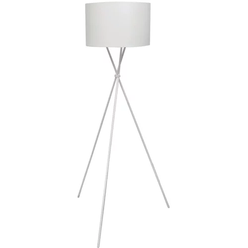 vidaXL Stoječa svetilka z visokim stojalom bela