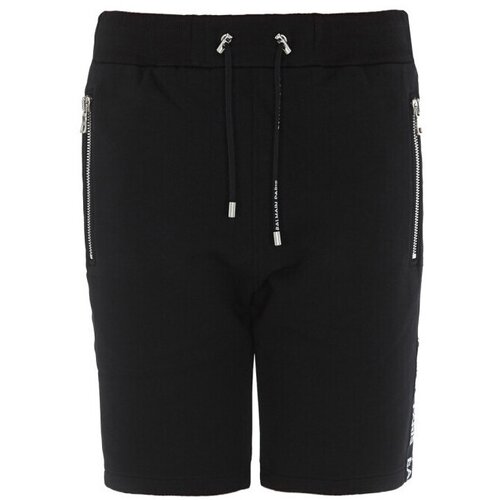 Balmain Kratke hlače & Bermuda SHORT BLACK SH15659 J928 Črna Cene