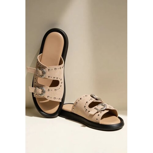 Trendyol Shoes ženske papuče Takss26Te00020, bež Cene