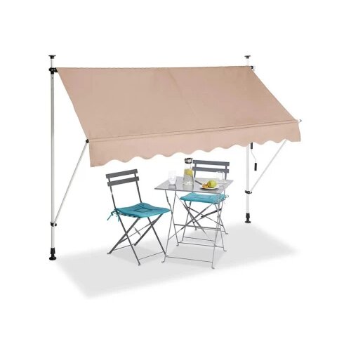 Balkonska Tenda 300x120cm Bež Cene