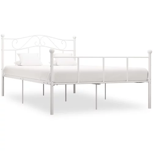  za krevet bijeli metalni 160 x 200 cm