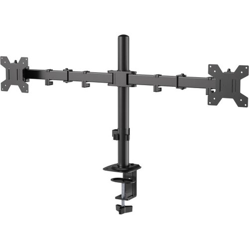 Gembird MA-D2-011 podesivi dupli stoni držač za monitor, tilt, 17-32 max.2x9kg Cene
