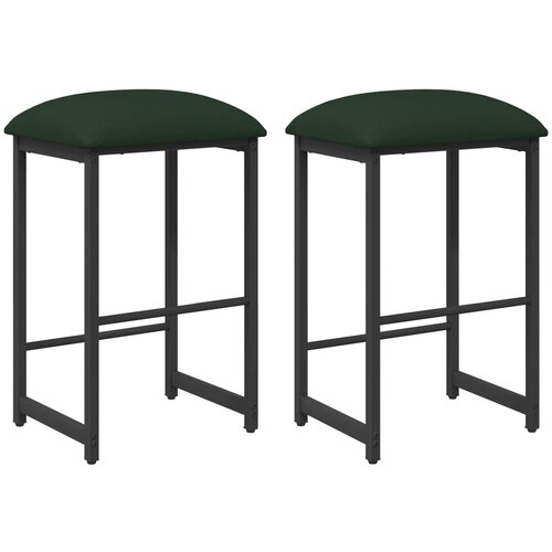  stolica 2 kom. Tamnozelena 40 x 32 x 64 cm Slike