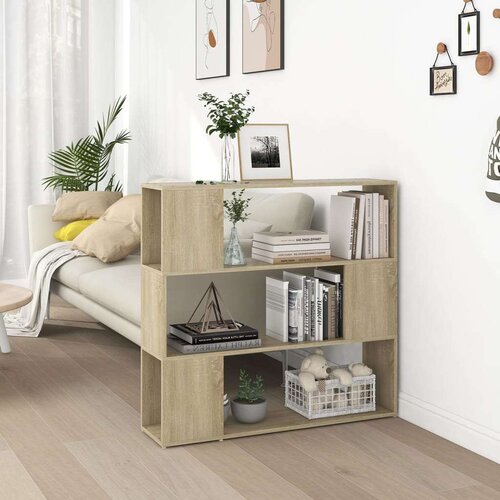 vidaXL Ormarić za knjige / sobna pregrada boja hrasta 100 x 24 x 94 cm Cijene
