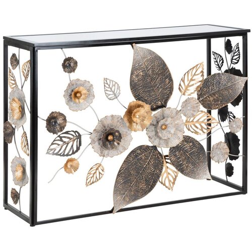 Mauro Ferretti Črna stranska mizica 42x112 cm Glam Dark – Cene