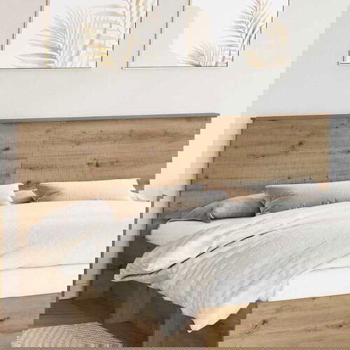 vidaXL Uzglavlje Umjetnički hrast 200 cm Konstruirano drvo Cijene