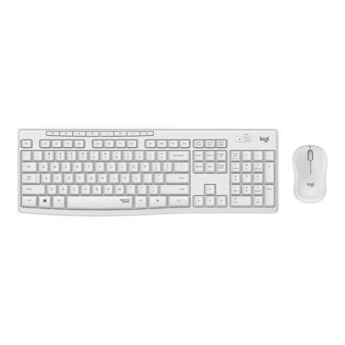 Logitech MK295 Tastatura + Miš Silent Wireless White Cijene