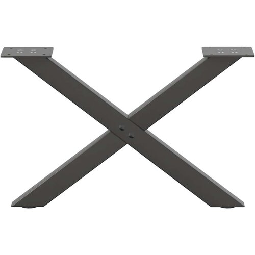  Noge za stolić u obliku slova X 2 kom antracit 50x(30-31) cm Slike
