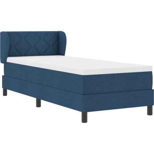 Box Spring Krevet s Madracem Plava 80x200 cm Tkanina Slike
