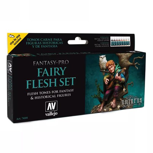 Vallejo fairy flesh set (8 color set) Slike