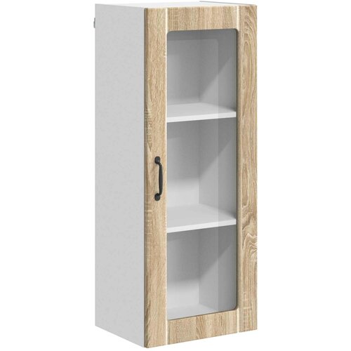  Zidni stakleni ormarić Lucca Hrast sonoma 40 x 31 x 100 cm Slike
