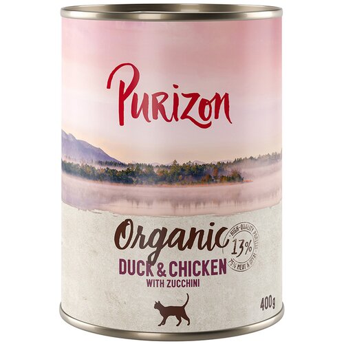  6 x 200 g / 400 g Purizon Adult po poskusni ceni - Raca in pi&scaron;čanec z bučkami (6 x 400 g) Cijene