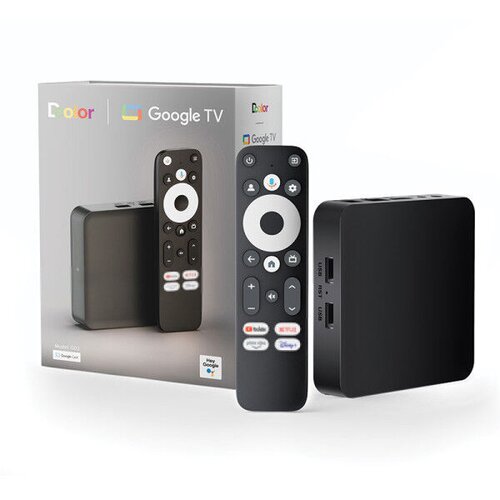  Smart TV Box GD2 sa Google, Netflix sertifikatom 4K, Android 12, 2GB, 32GB, QuadCore, HDMi 2.1, RJ45, Wifi Cene