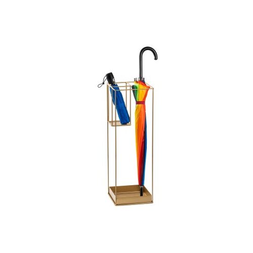 Aberto Design stalak za ki&amp;scaron;obrane Şemsiye-008, 20x20x61 cm, zlatne boje Slike