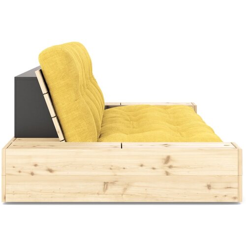 Karup Design Žuta sklopiva sofa od samta 244 cm Base &amp;ndash; Slike