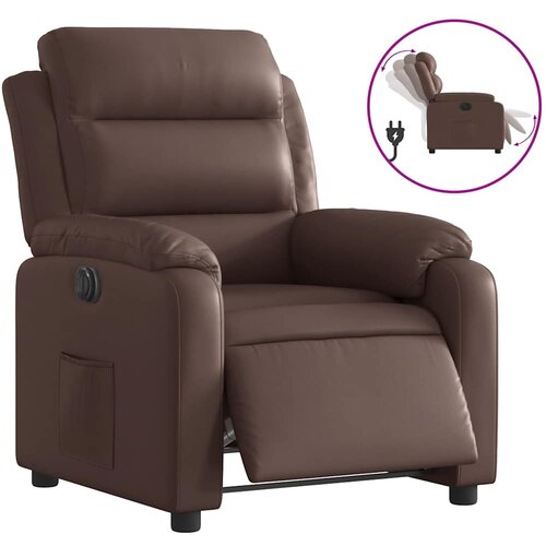 Maison Chic Električni naslanjač - Relax naslanjač rjavo umetno usnje, (22062364) Cene
