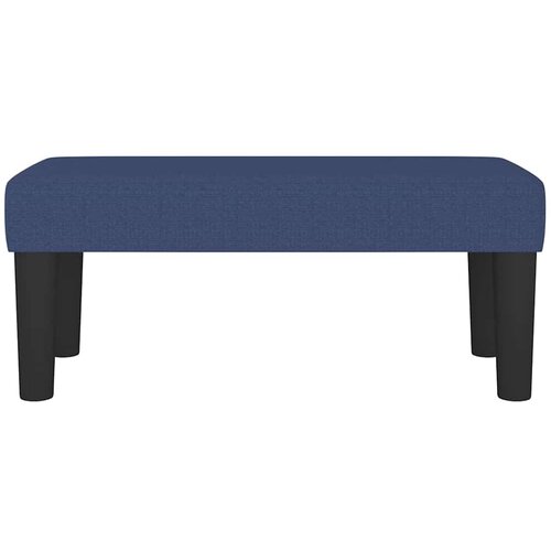  Klupa plava 70 x 30 x 30 cm od tkanine Slike