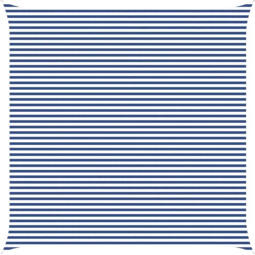 vidaXL Sončno platno Modra in bela 6 x 6 m 100% poliester Oxford, (5000241459) Cene