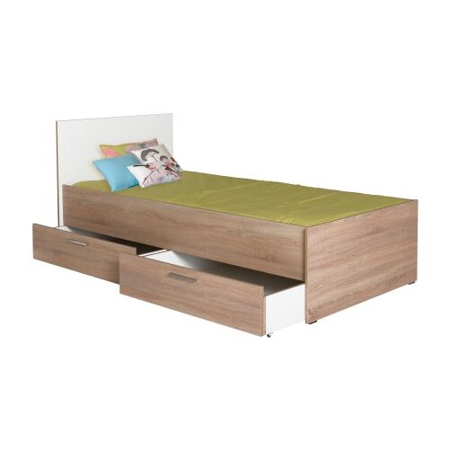 Kalune Design KRY-792-SD-2 SonomoWhite Single Bedstead Slike