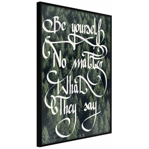  Poster - Be Yourself 20x30