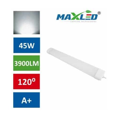 MAX-LED LED vodotesna svetilka IP65 45W 4000K 150cm Cene