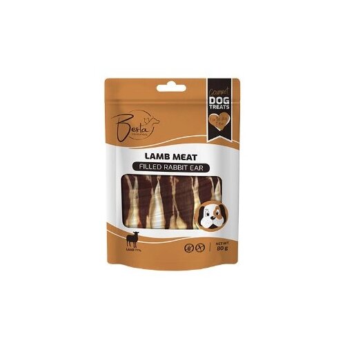 BESTA Rabbit Ears poslastica za pse sa jagnjetinom 500 g Slike