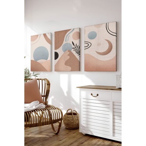 WALLXPERT 3Cnvs1 - Vi&scaron;enamensko Dekorativno Platno (3 Komada) 50 x 70 cm Cene