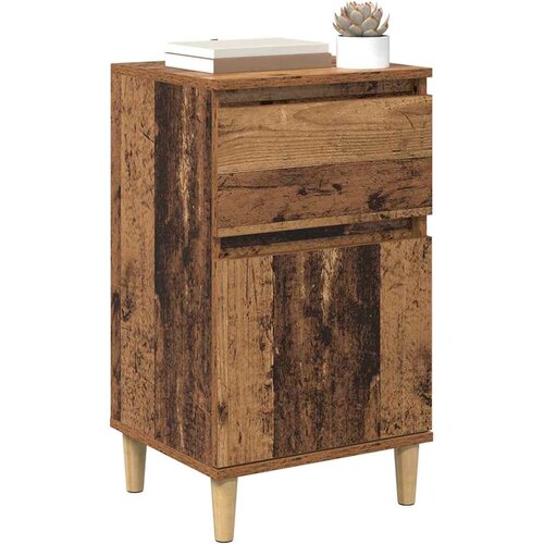  Noćni ormar 2 pcs Staro drvo 40 x 35 x 70 cm Konstruirano drvo Slike