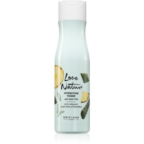 Oriflame Love Nature Organic Aloe Vera & Pineapple vlažilna voda za obraz 150 ml Cene