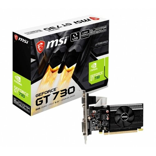 MSI nVidia GeForce GT 730 2GB DDR3 64-bit - N730K-2GD3/LP Cene