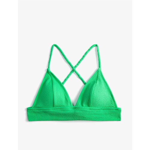 Koton Bikini Top - Green - Plain Slike