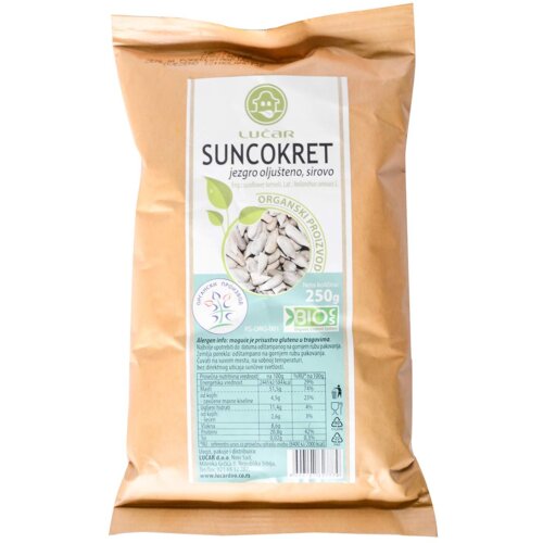 Lucar Suncokret LUČAR jezgro organsko 250g Cene