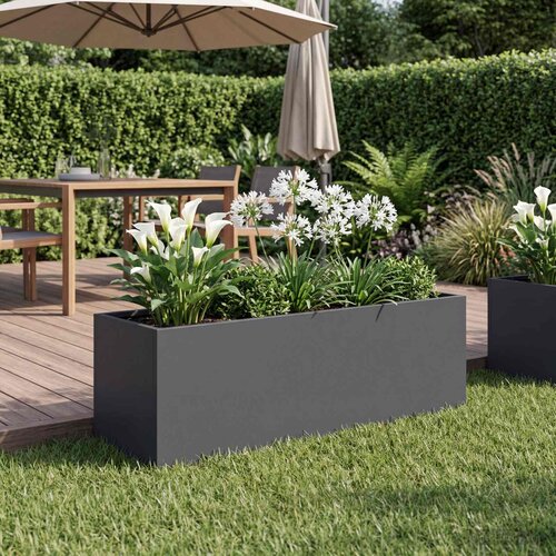  Vrtna saksija Antracit 40 x 20 x 20 cm Čelična vrata Cijene