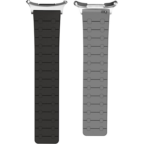 INF Premium silikonski športni pašček za Galaxy Watch Ultra 47mm Black + gray dots, (22068628) Cene