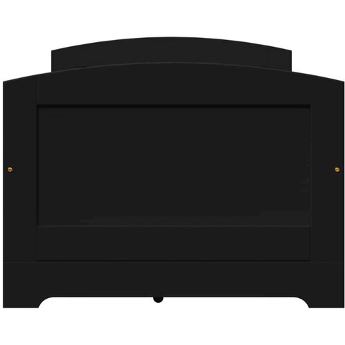 VidaXL Dnevni krevet s 5 ladica bez madraca &amp;quot;IRUN&amp;quot; crni 90x200 cm Slike