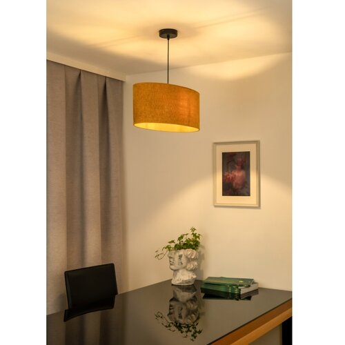  Duolla - Luster na kablu OVAL 1xE27/15W/230V braon Slike