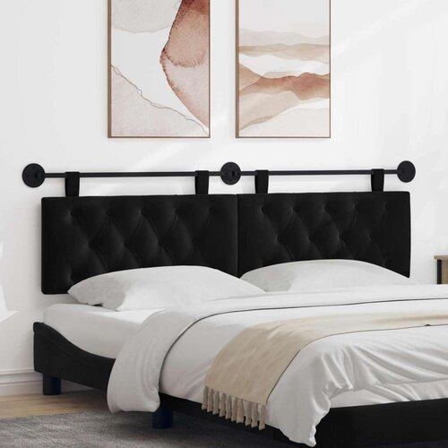  Držeće uzglavlje Zidne Crna 170 x 55 x 7 cm Bar&scaron;un - Crna 160 cm bez LED Cijene