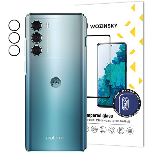 Wozinsky kaljeno staklo za kameru 9H za Motorola Moto G200 5G - Crna Cijene