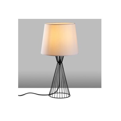 Opviq Stona lampa Telis-5374, 28x28x55 cm, IP20, Crno-bijela Slike