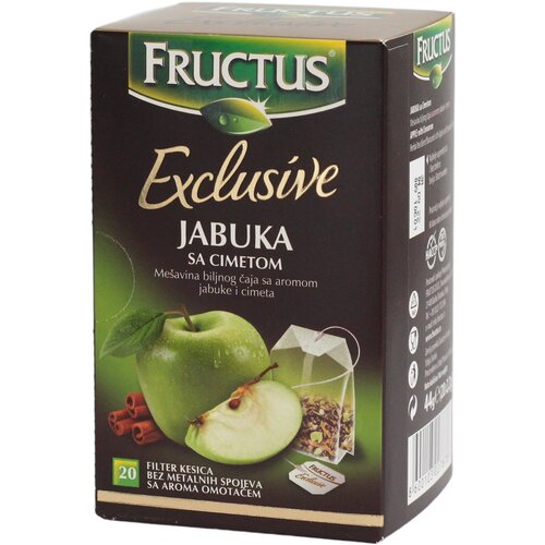 Fructus čaj od jabuke i cimeta 44g, 20x2.2g Cene