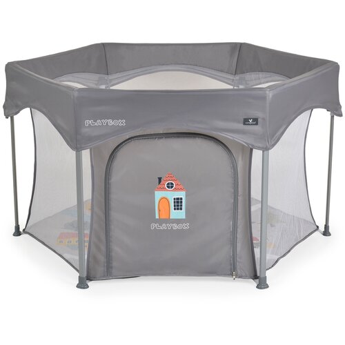 Cangaroo Playbox otro&amp;scaron;ka igraonica/vrt, siva Slike