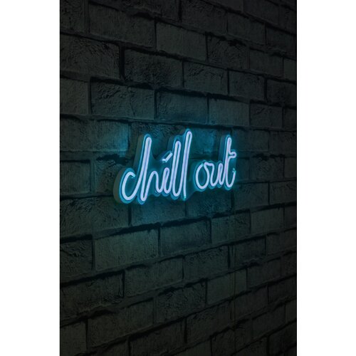 zidna dekoracija Chill Out LED, plava Slike