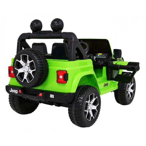  Licencirani auto na akumulator Jeep Wrangler Rubicon 4x4 - zeleni Slike