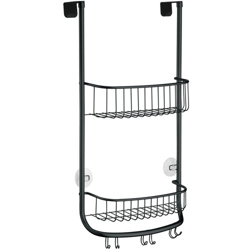 IDesign Črni viseči kopalni&amp;scaron;ki organizator Forma, 30 x 65 cm Slike