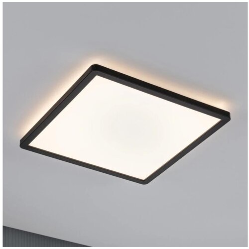 PAULMANN 79921 - LED/16W prigu&amp;scaron;iva panel ATRIA 230V 3000K 29,3x29,3 cm crna Slike