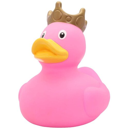 Lilalu patkica - Rubber Duck with Crown - pink Cene