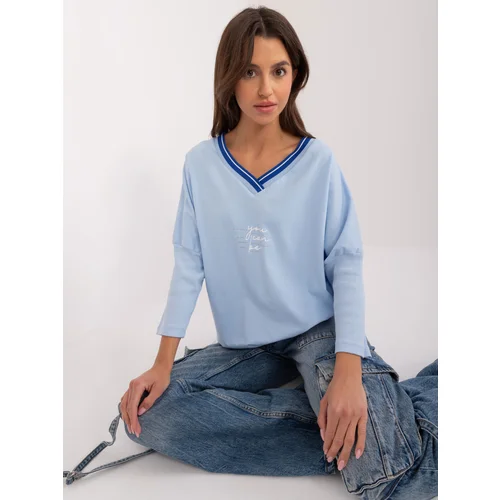 RELEVANCE Blouse-RV-BZ-9509.82-light blue