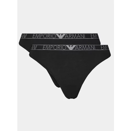 Emporio Armani Underwear Set 2 parov tangic 163333 4R223 00020 Črna