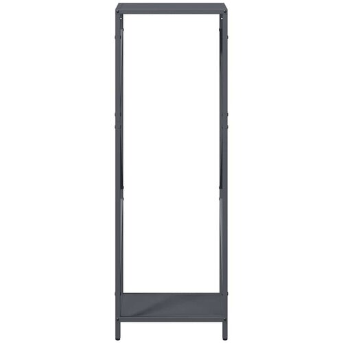  Stalak za drva antracit 34x25x100 cm Hladno valjani čelik Slike
