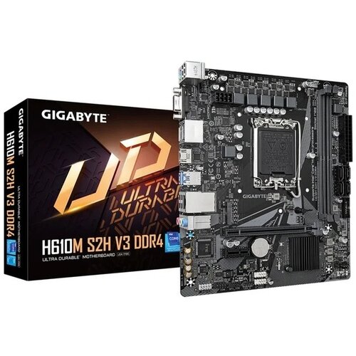 Gigabyte H610M S2H V3 DDR4LGA1700; 2xDDR4; M.2; 4xSATA6xUSB; HDMI, 2xDP, DVI, VGA Cijene